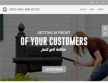Tablet Screenshot of directmaildonebetter.com